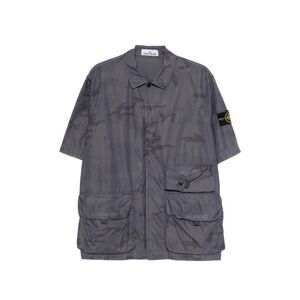 Stone Island Grey Shirts Men